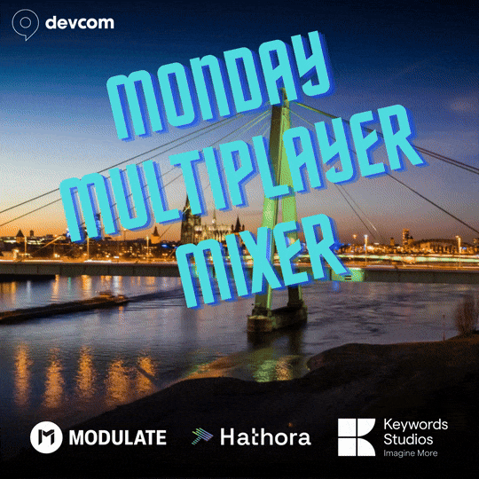 Monday Multiplayer Mixer at Devcom animated